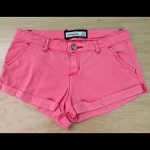 A & F Kids Girls Pink Shorts size 12